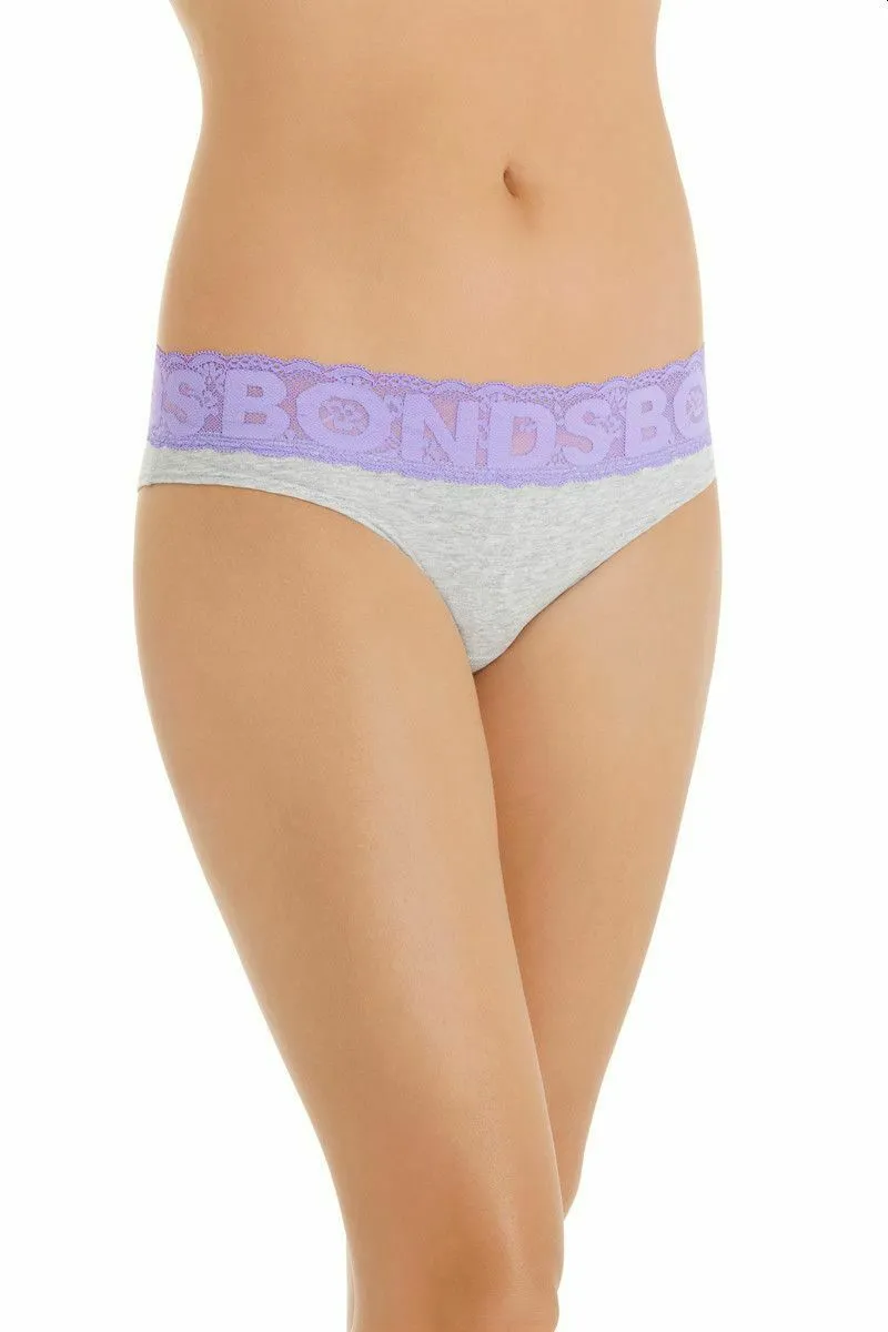 10 x Bonds Skimpini Undies Womens Ladies Skimpy Bikini Grey Underwear