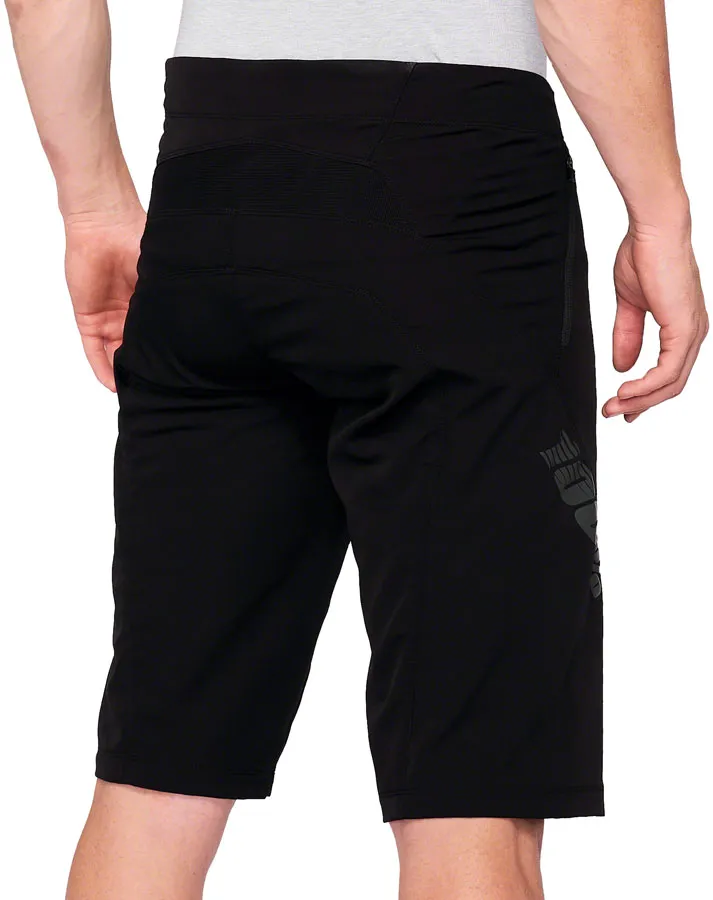 100% Airmatic Shorts - Black, Size 30