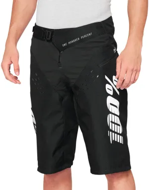 100% R-Core Shorts - Black, Men's, Size 30 Internal Mesh Lining