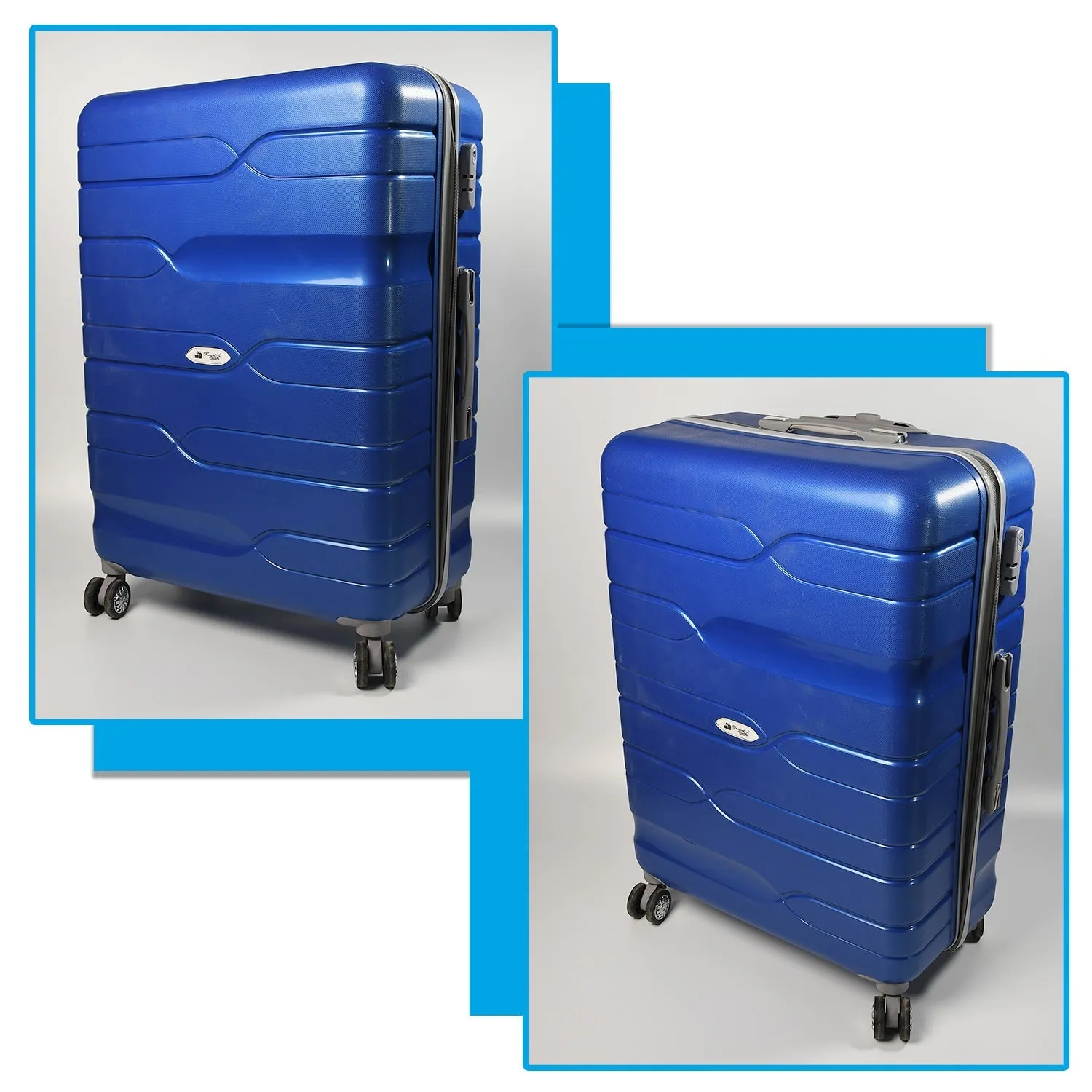 1101 Luxury Traveling bag  4 Wheel Trolley Bag Large Bag Store Extra Luggage In Bag For Traveling Use Large Bag