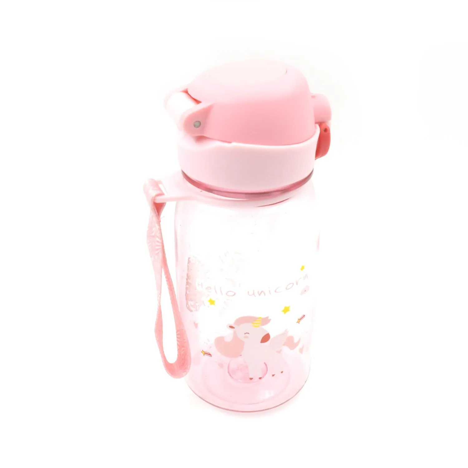 12557 400ML Capacity Plastic Water Bottle Animal Printed  | Office Bottle | Gym Bottle | Home | Kitchen | Leakproof and BPA Free Drinks Bottle | Water Drink Juice Bottle BPA Free Leak-Free Lightweight ( 400 ML )