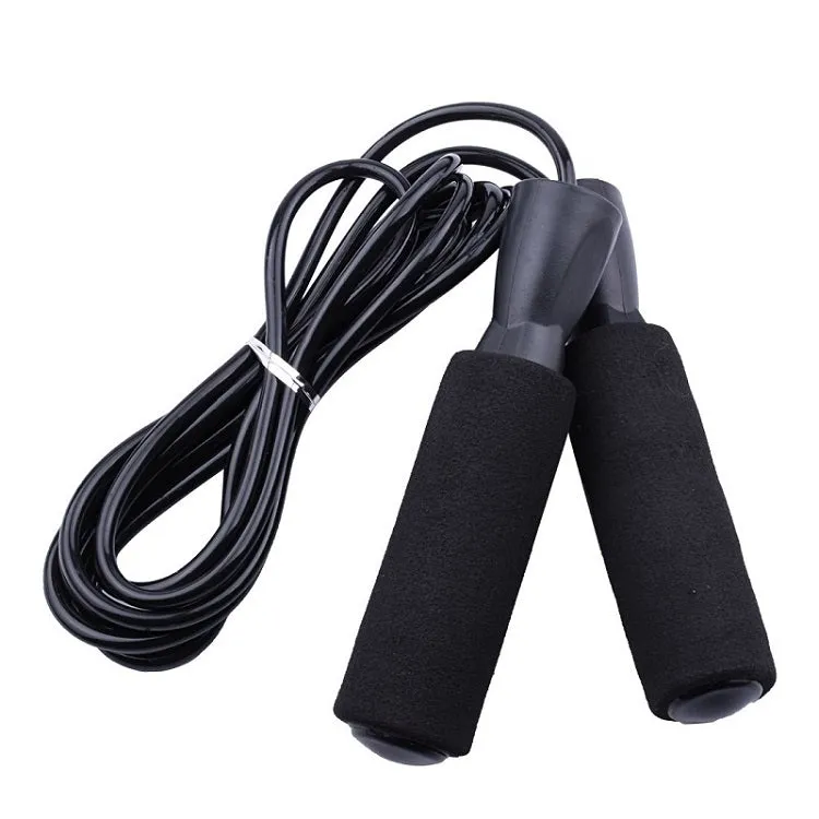 2.8m Special Foam Skipping Rope For Student Exams Outdoor Fitness Skipping Rope(Black)