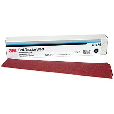 3M™ RED ABRASIVE STIKIT™ SHEET