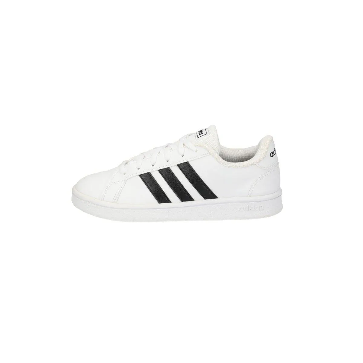 Adidas Grand Court Base Low-Top Sneakers Leather White Colour For Women