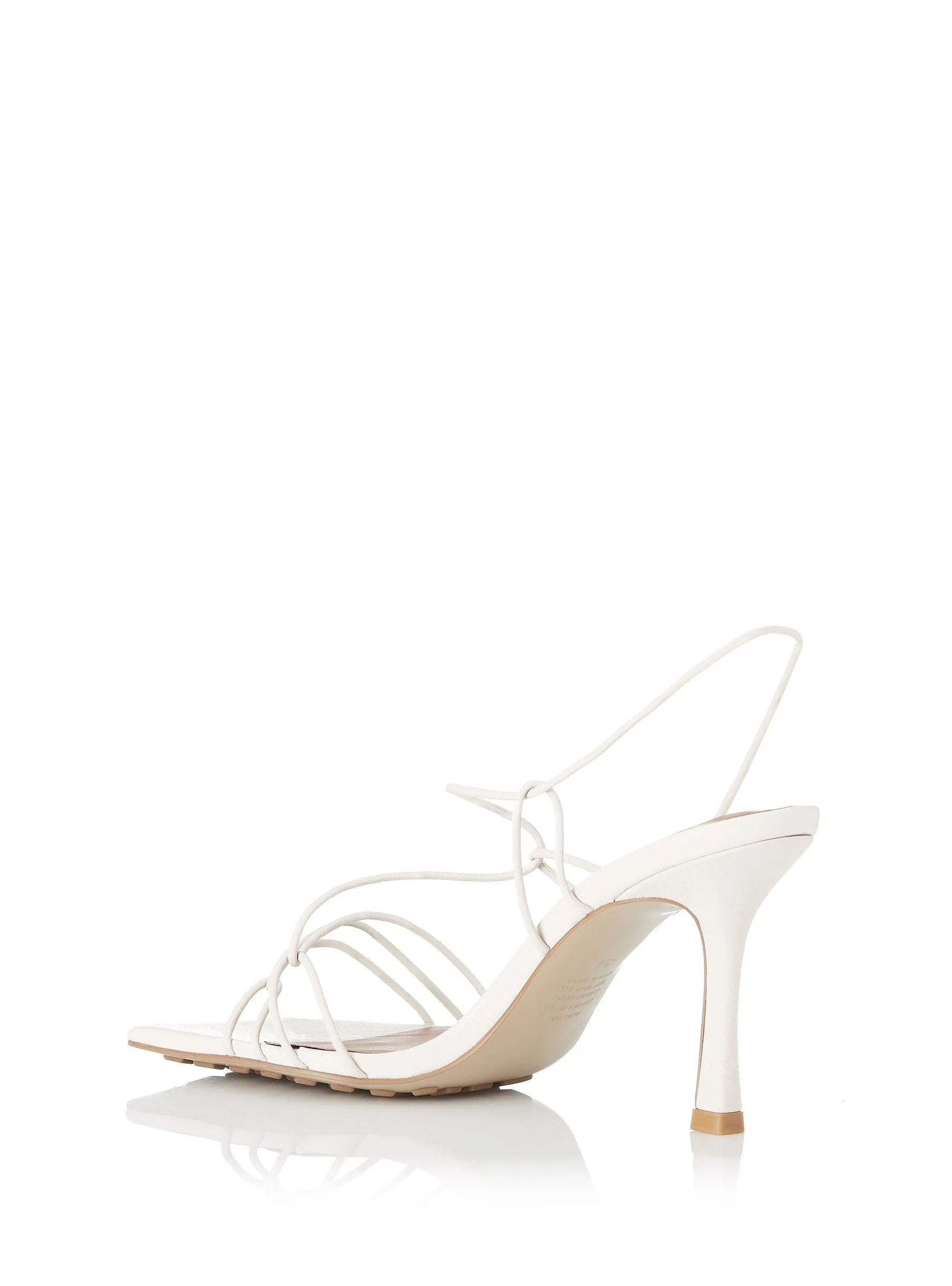 Alias Mae WOMENS LEYLA LEATHER HEELS - IVORY