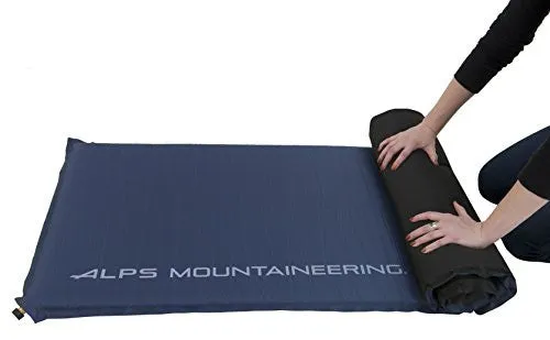 ALPS Mountaineering Lightweight Series Self-Inflating Air Pad (Steel Blue, Regular)