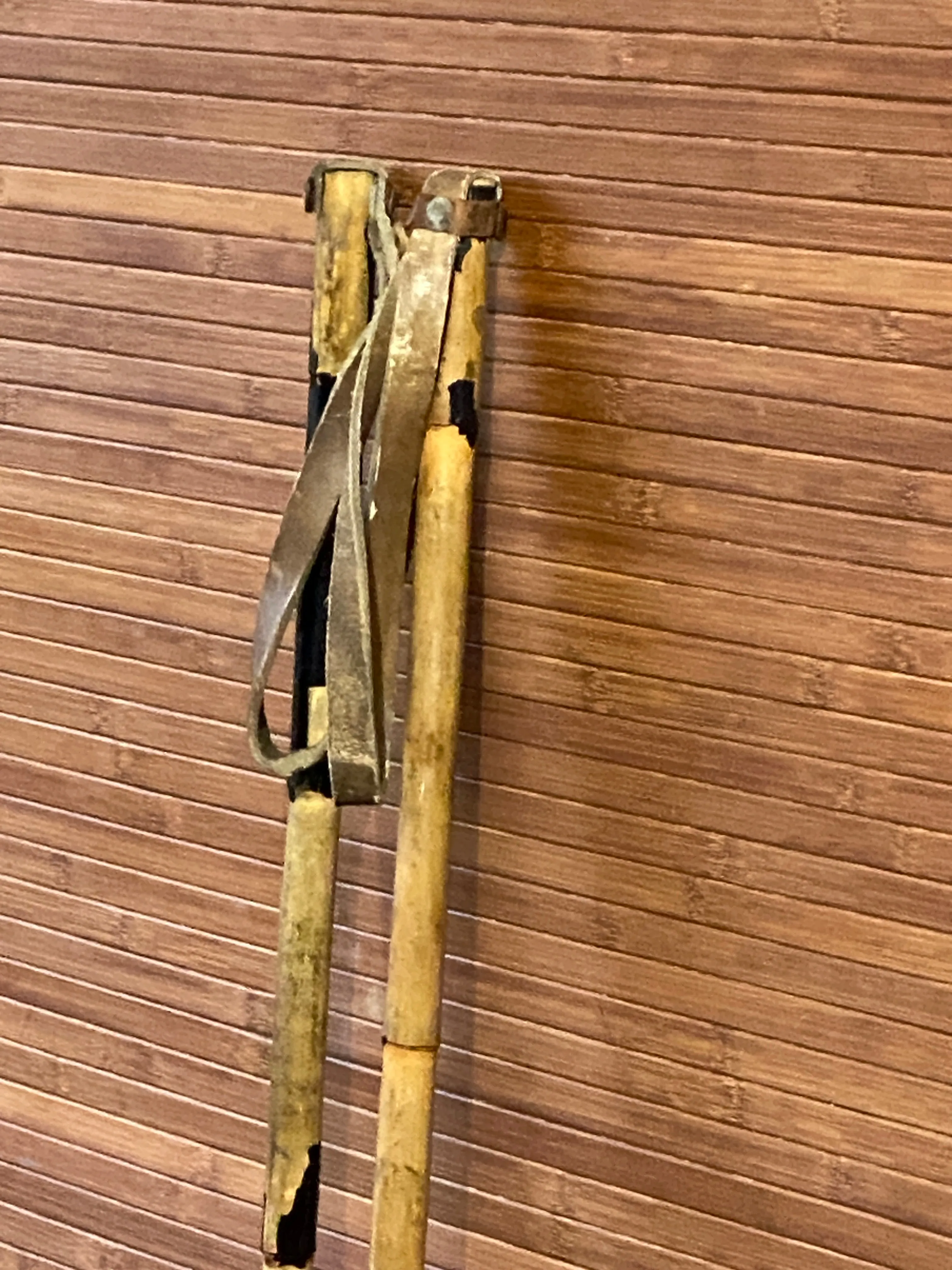 Antique Bamboo Ski Poles