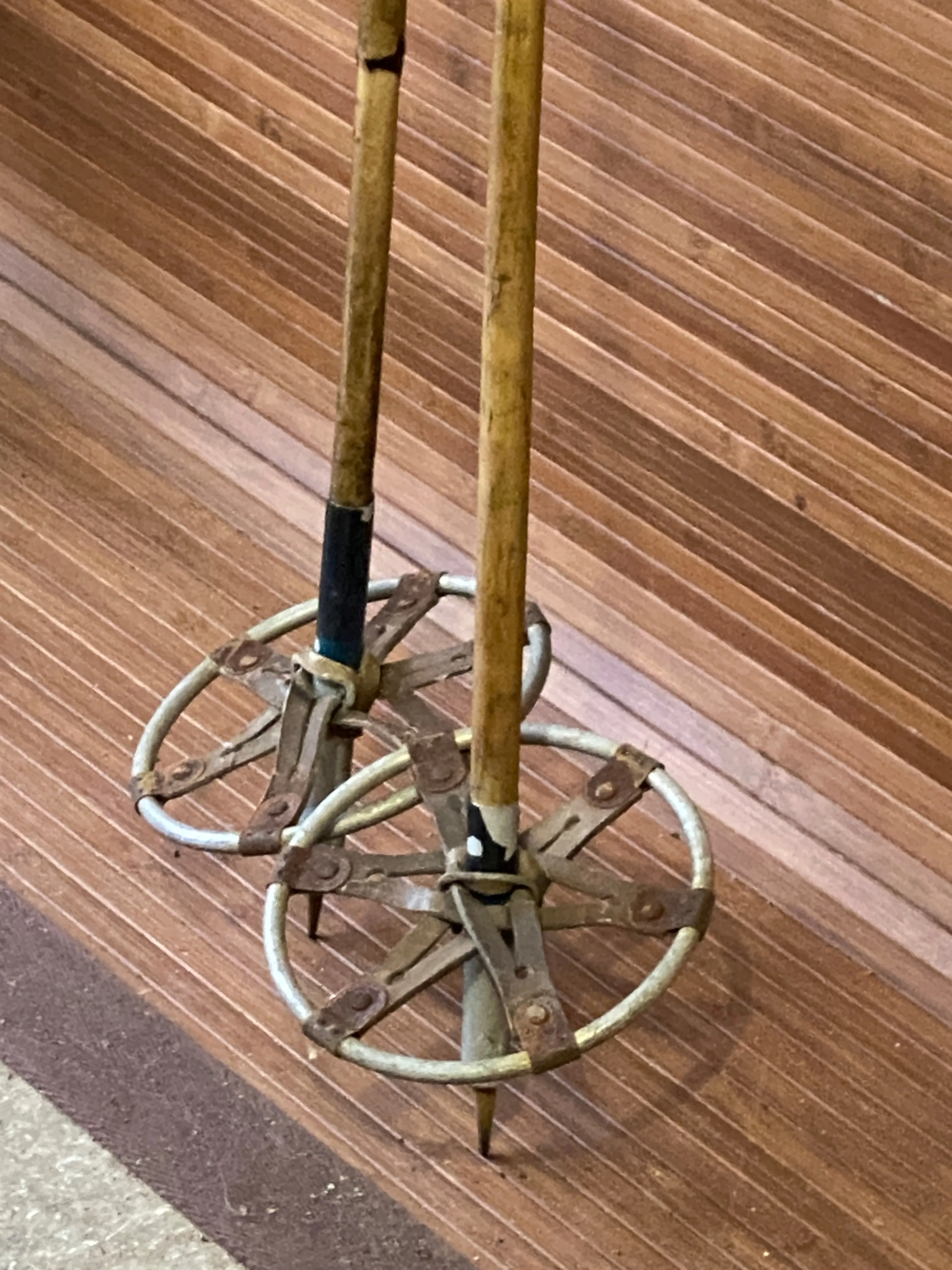 Antique Bamboo Ski Poles