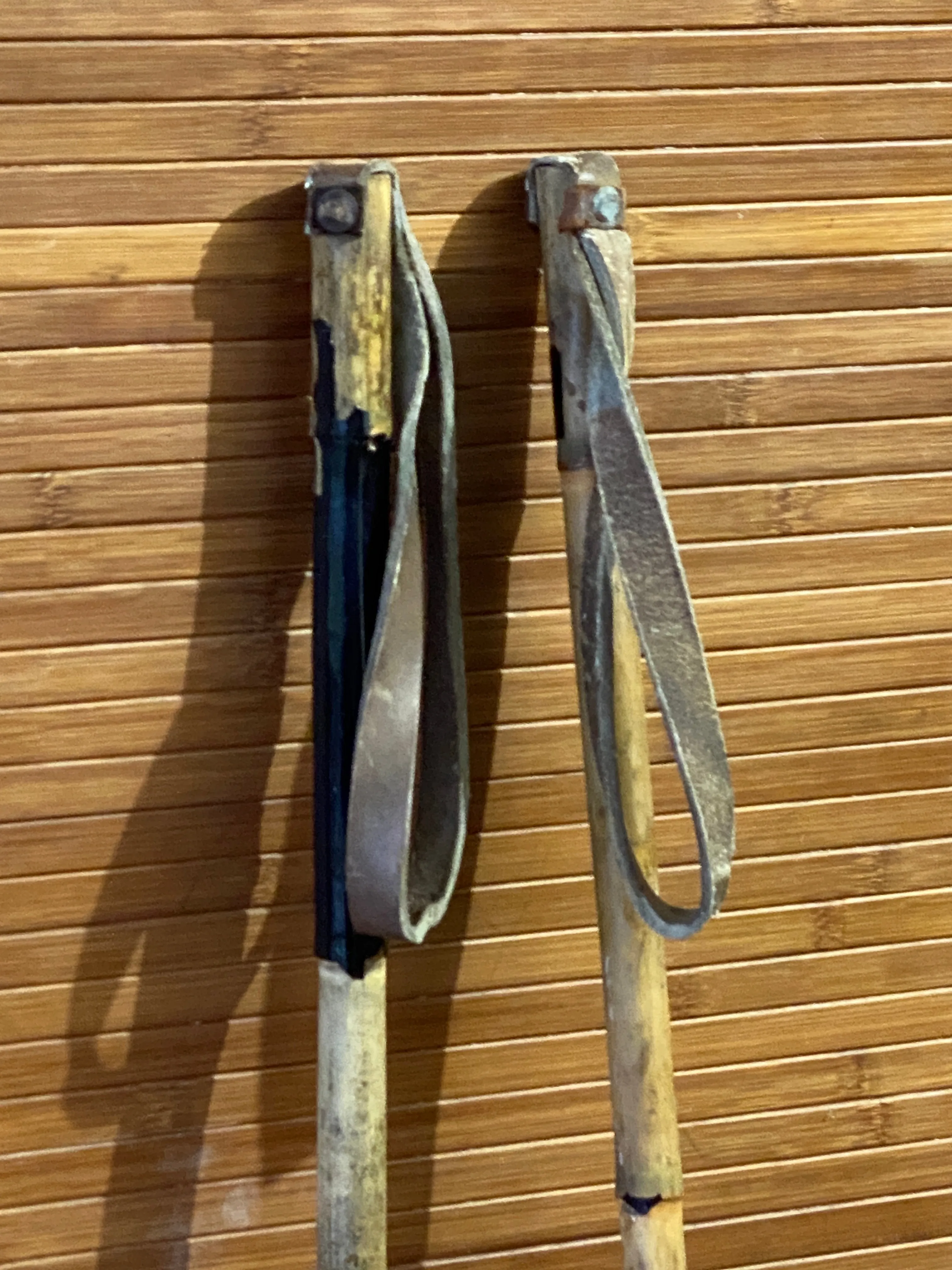 Antique Bamboo Ski Poles