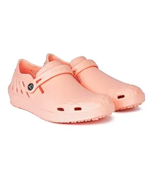 Aqualite Womens Peach Anti-Skid Clogs