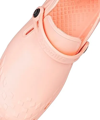 Aqualite Womens Peach Anti-Skid Clogs