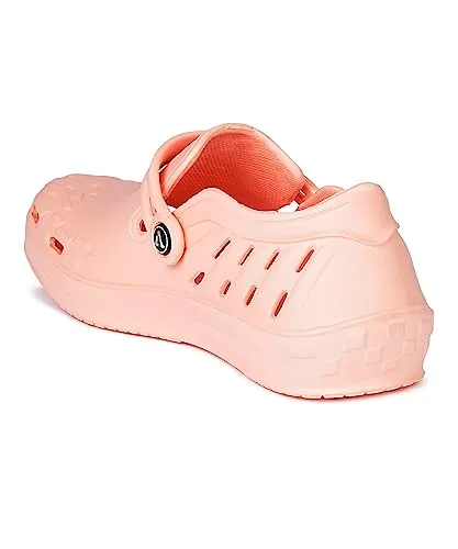 Aqualite Womens Peach Anti-Skid Clogs