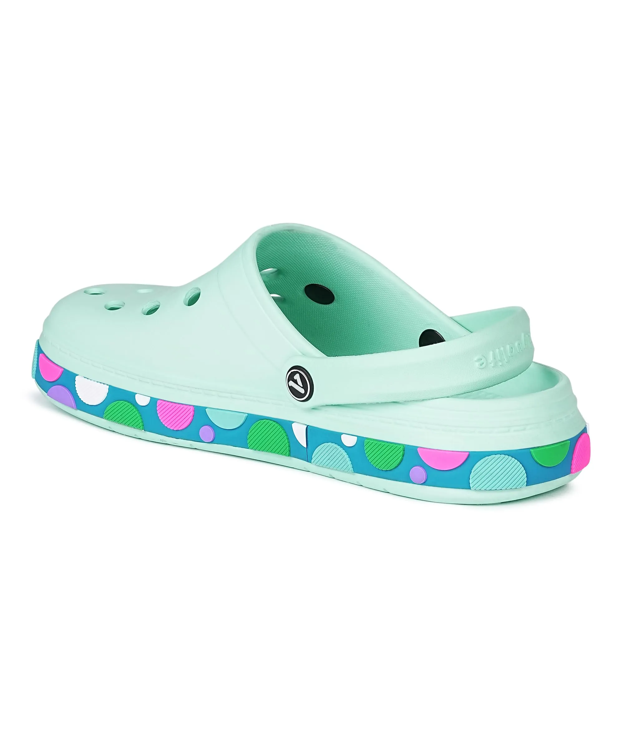 Aqualite Women's Sea Green Clogs - 5 UK