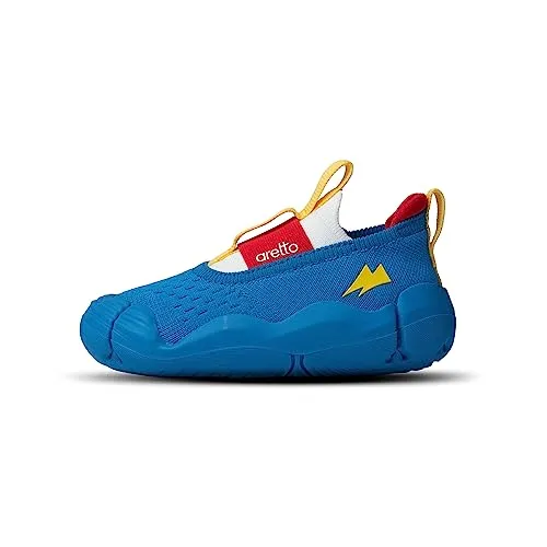 ARETTO Leaps, Kids Everyday Wear Shoes, Size S2 | EU 23, 24, 25 | Age 2-2.8 Years Blue Colour | Happy Hopper