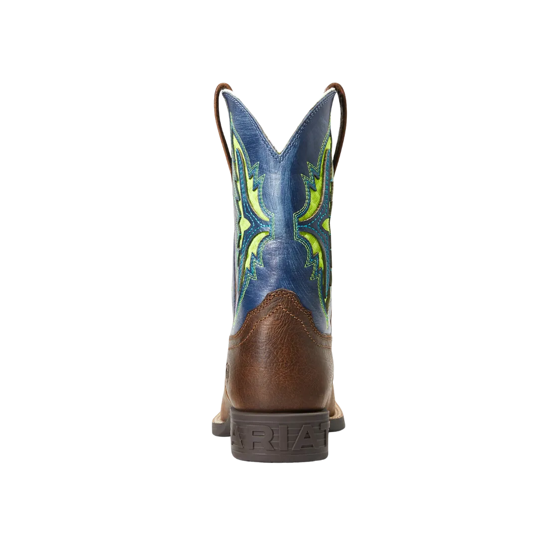 Ariat Kid's Koel VentTEK Western Rowdy Rust Square Toe Boot