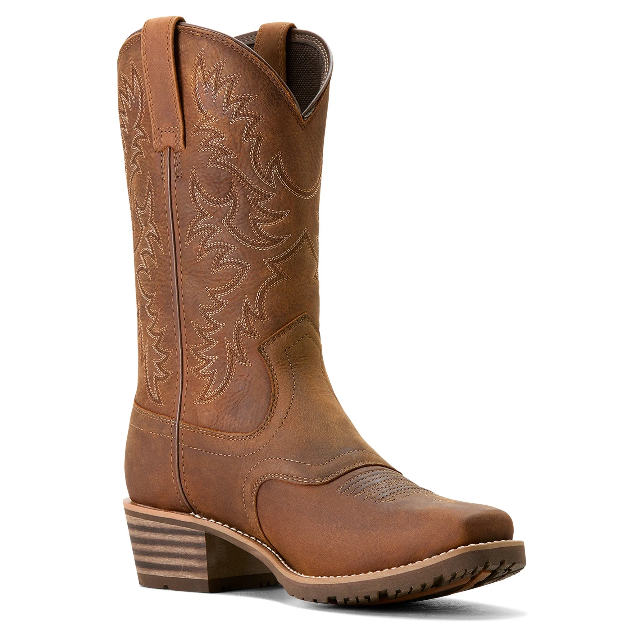 Ariat Men's Hybrid Rough Stock H2O Brown Boots