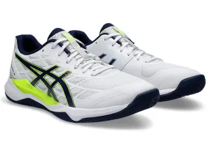 Asics Gel Tactic 12 Men's Court Shoes, White/Blue Expanse