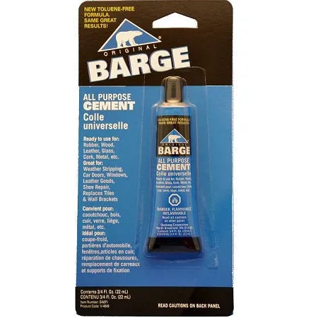 Barge Cement 3/4 oz. tube (for suede sole repairs)