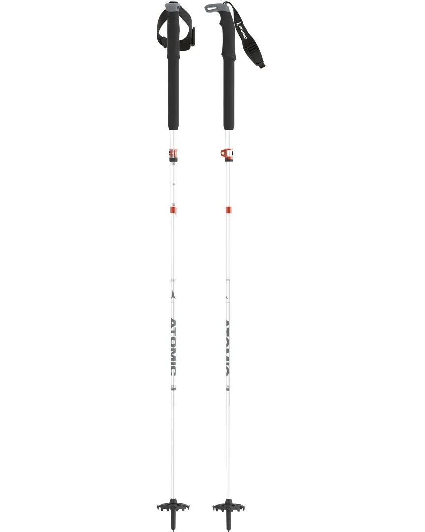 Bct Mountaineering SQS Foldable Ski Touring Poles - Silver