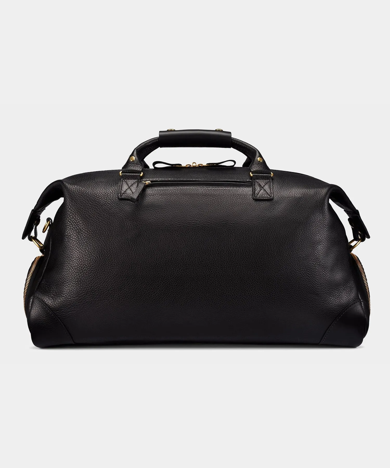 Bennett Winch Leather Weekender in Black