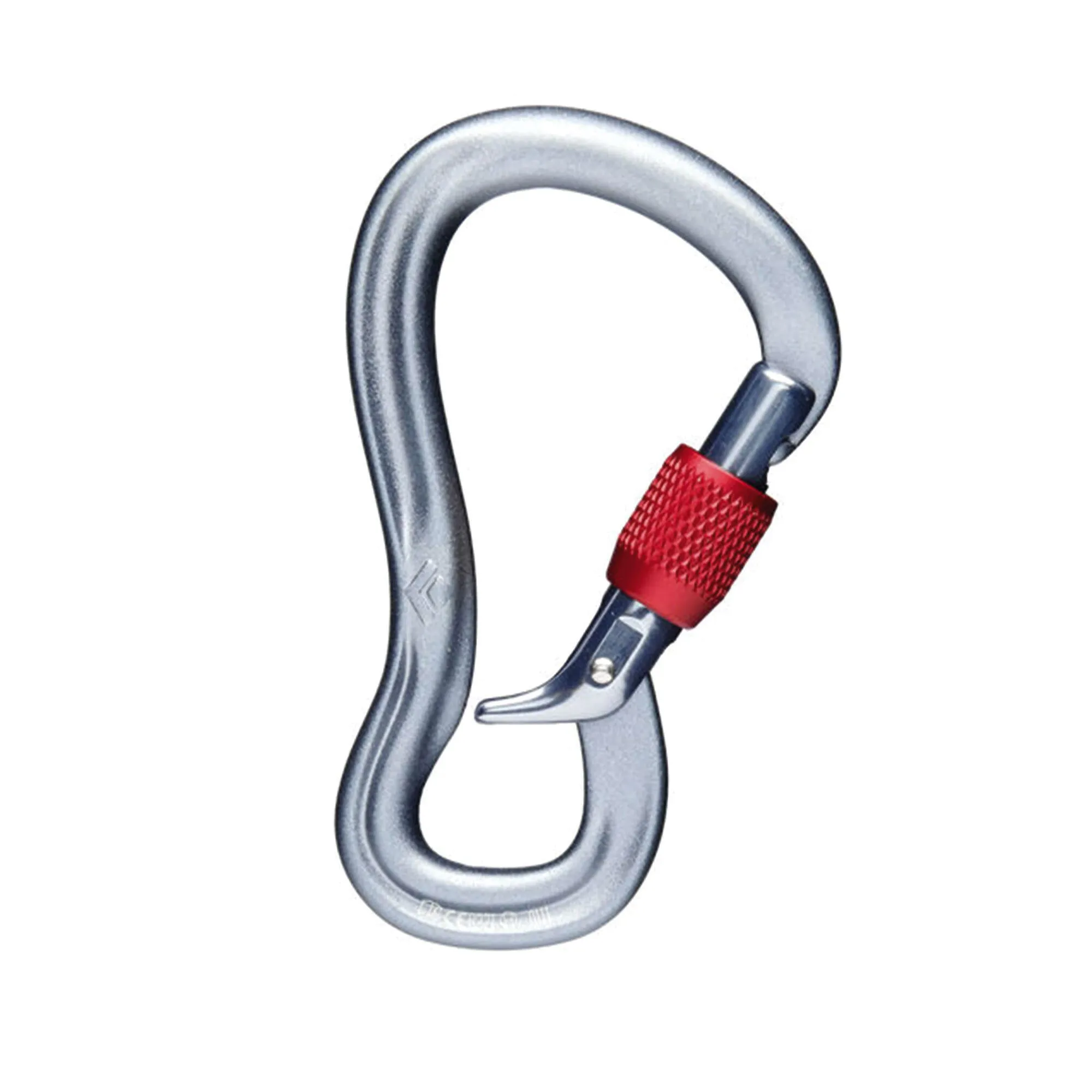 Black Diamond Gridlock Carabiner for Climbing and Mountaineering, Gray/Red