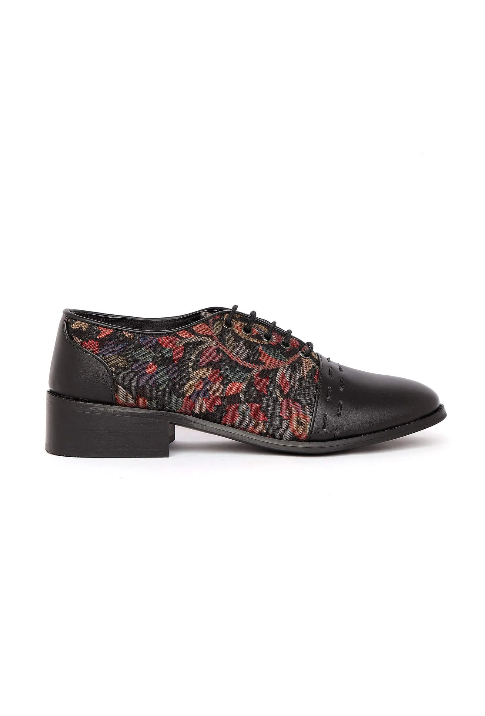 Black Kani Cruelty Free Oxford Shoes