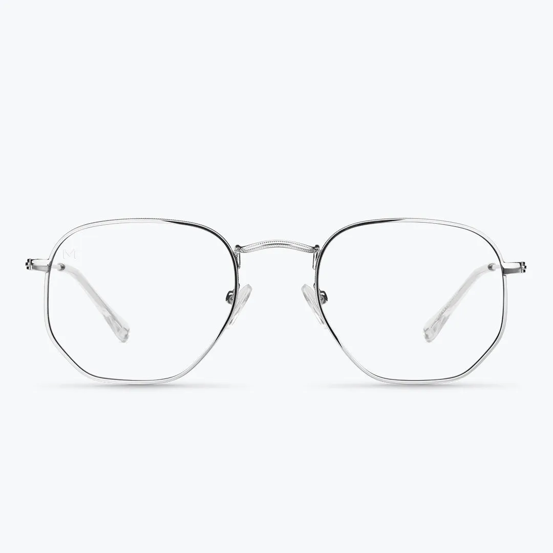 Bluelight Glasses Eyasi Silver