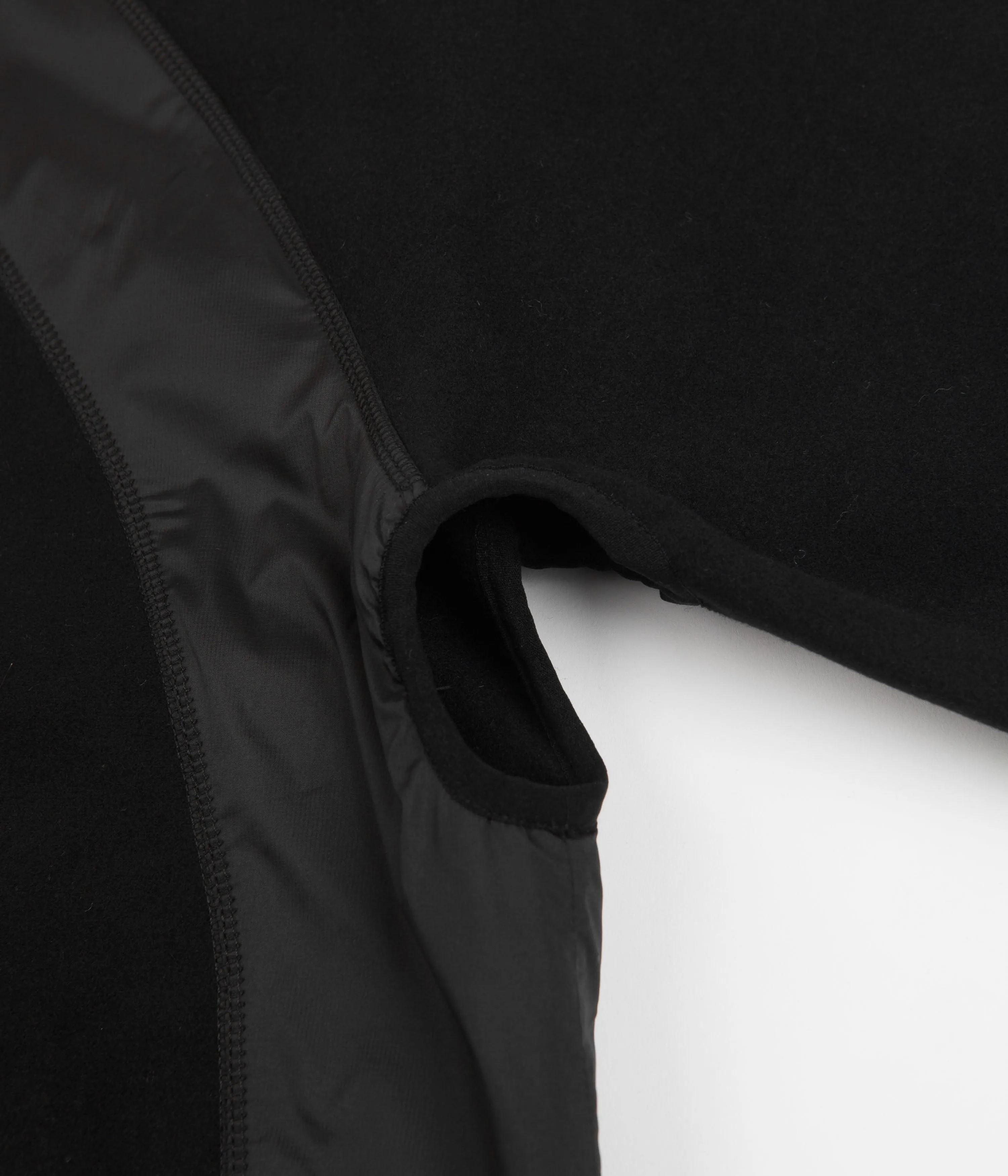 Carrier Goods Bonded Melton Track Jacket - Black