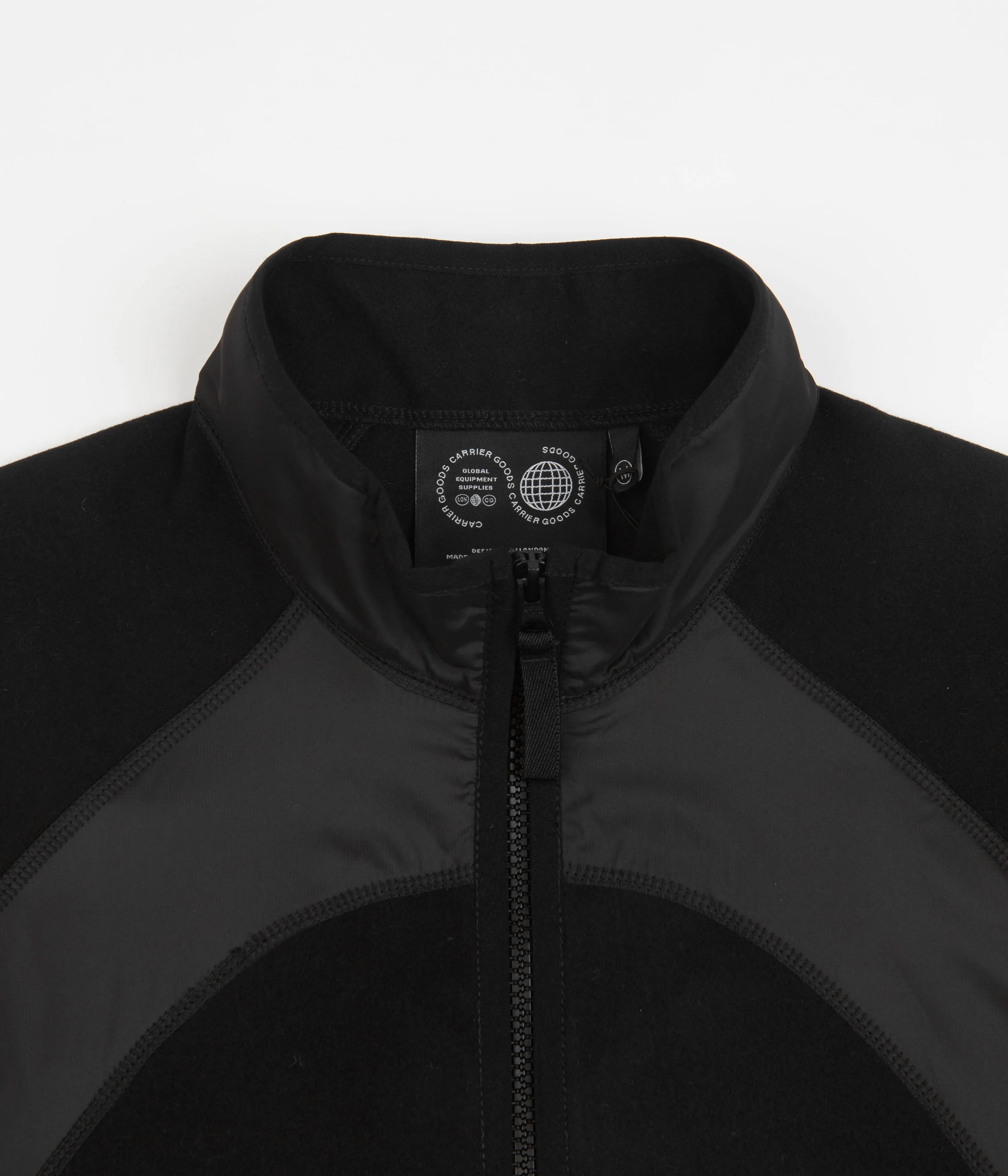 Carrier Goods Bonded Melton Track Jacket - Black