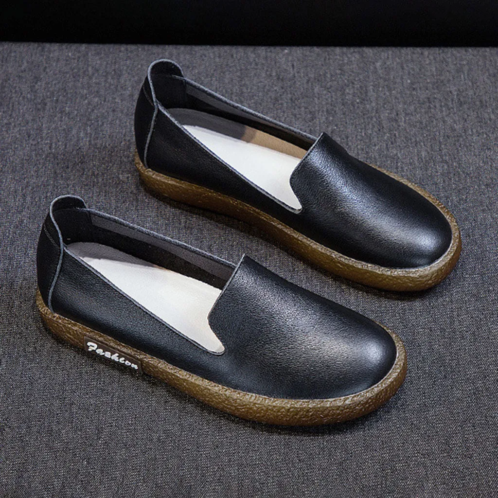 Casual Soft Women's Flats-White | 35-41