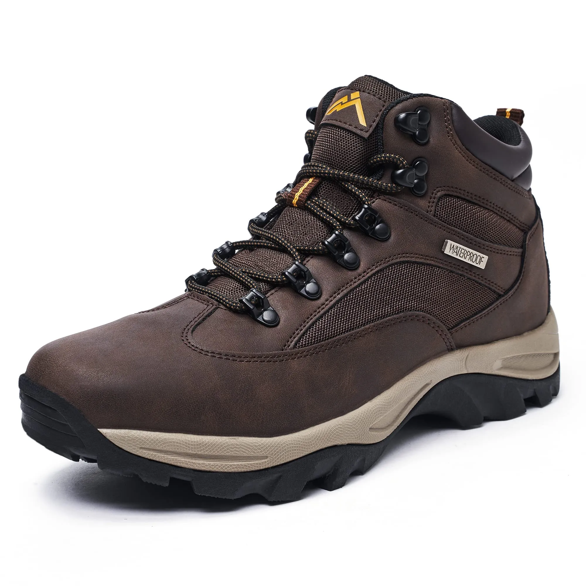 CC-Los Men's Waterproof Hiking Boots Outdoor Relaxed Fit Lightweight Size 7.5-14