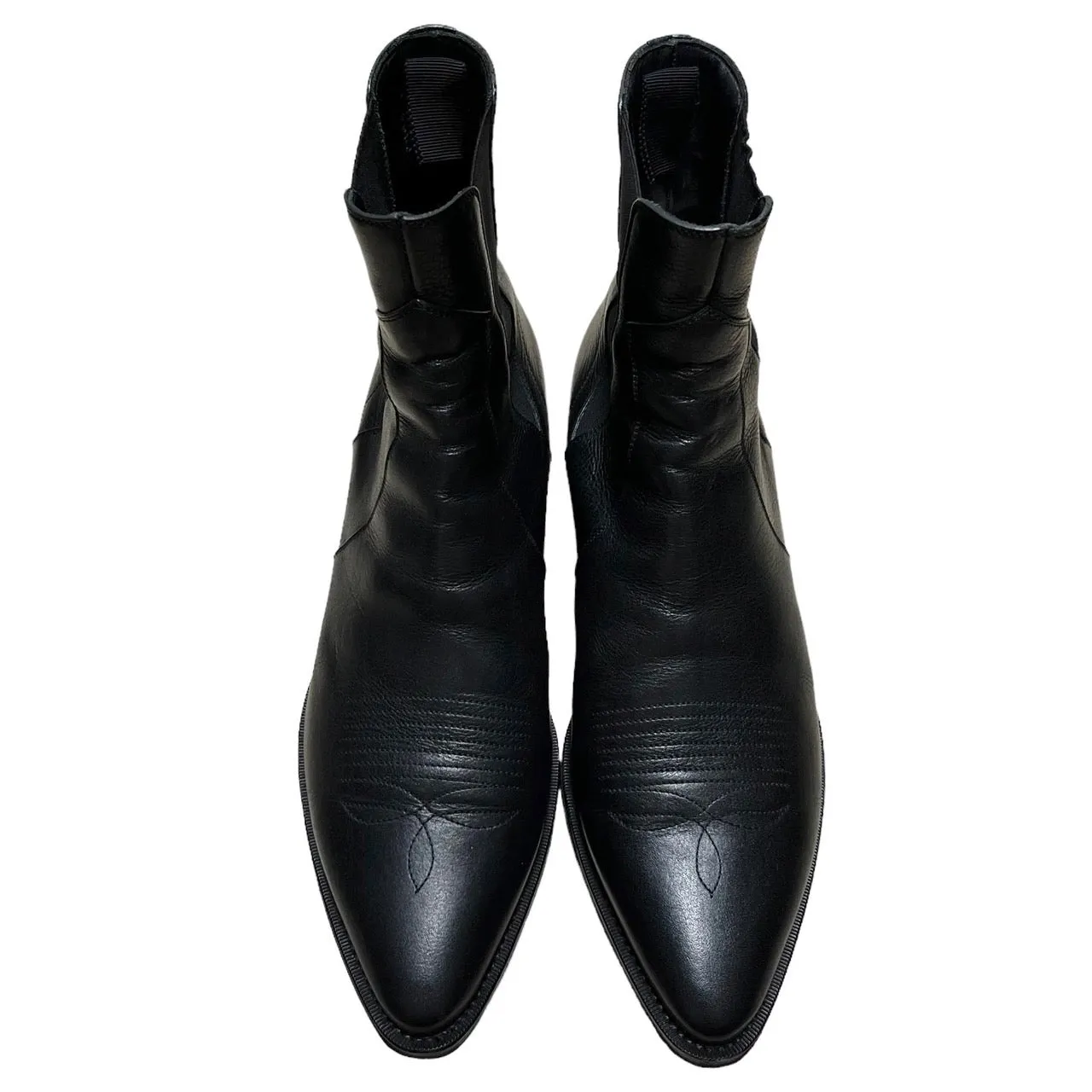 CELINE セリーヌ 19AW Camargue Western Chelsea Boot カマルグ ウエスタンチェルシーレザーブーツ