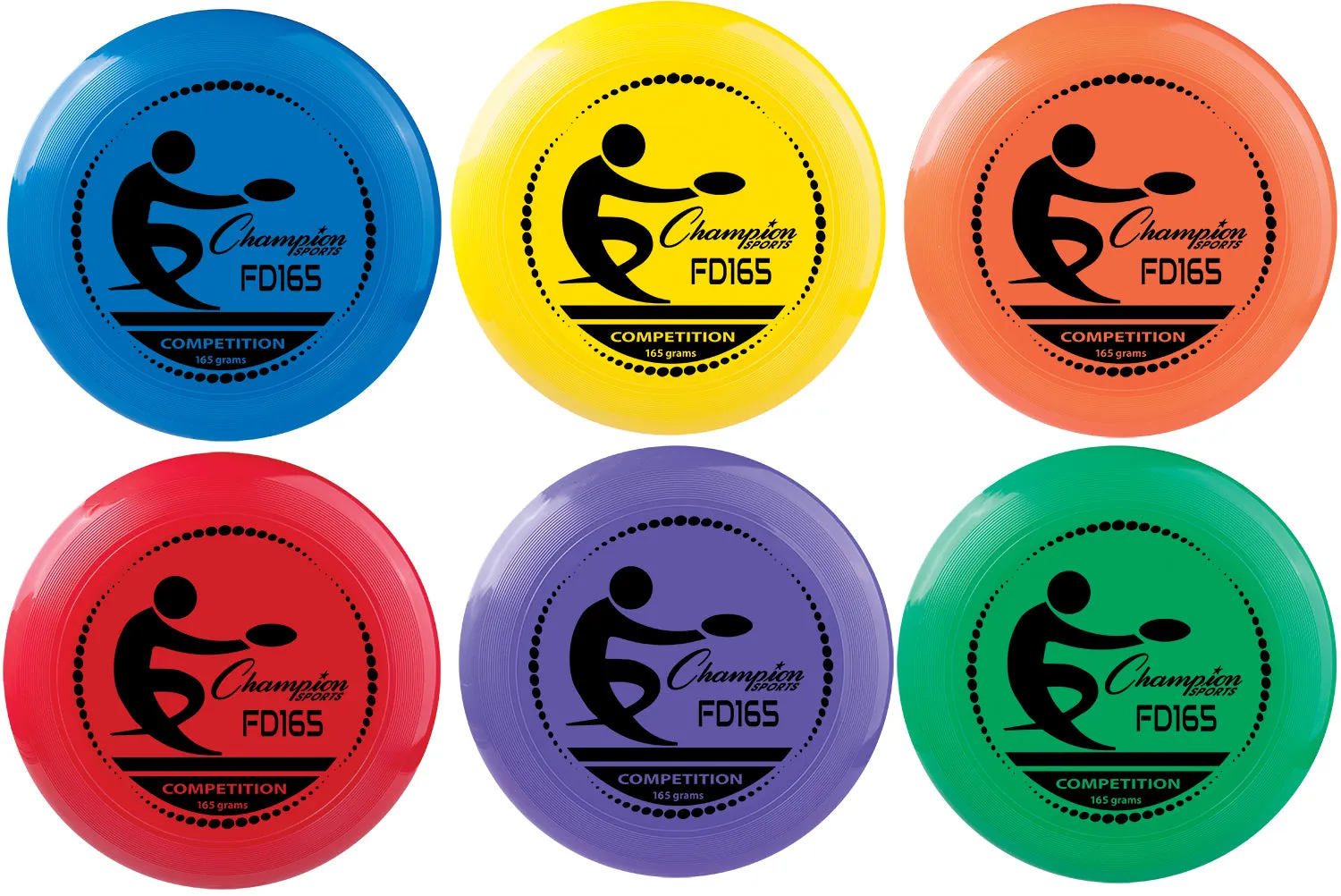 Champion Sports 165 Gram Competition Plastic Discs