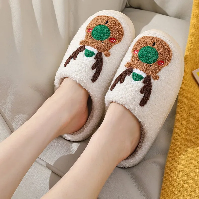 Christmas Winter Bedroom Slipper