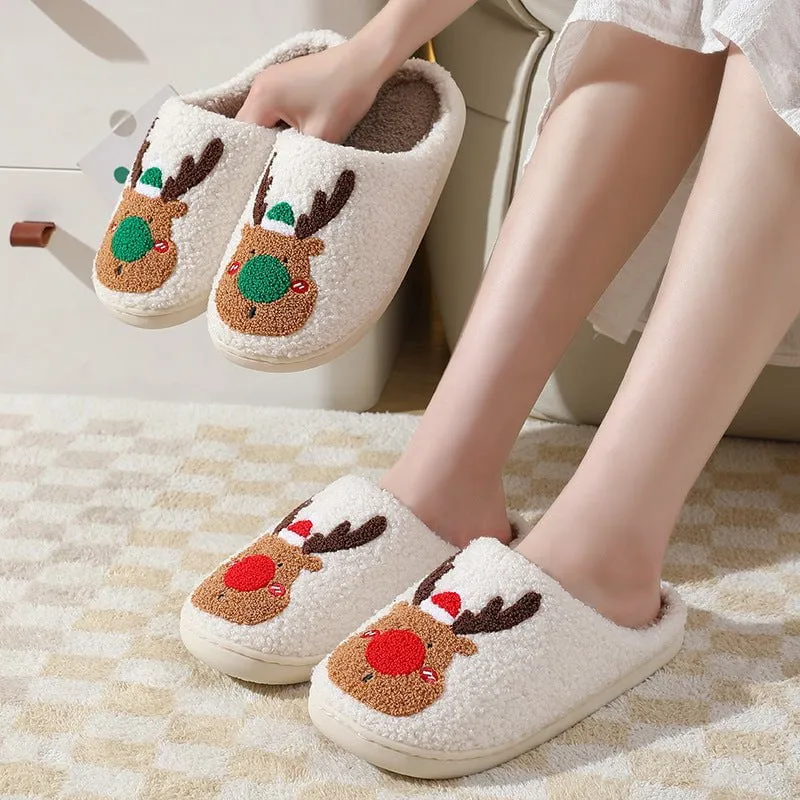 Christmas Winter Bedroom Slipper