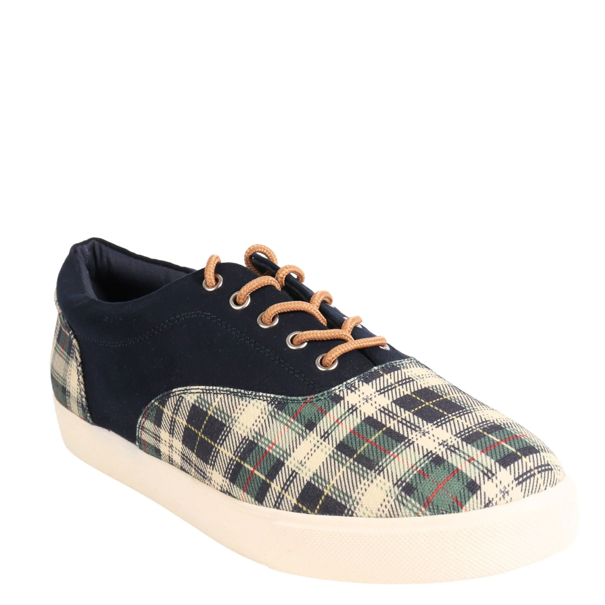 CLUB ROOM - Colorblocked Lace-up Sneakers