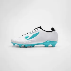 CONCAVE Halo v2 FG Football Boot - White/Cyan/Black - Mens - Adult