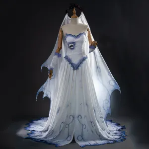 Corpse Bride Corpse Emily Bride Halloween Cosplay Costume B Edition