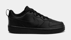 Court Borough Low Recraft Grade School Lifestyle Shoes (Black)