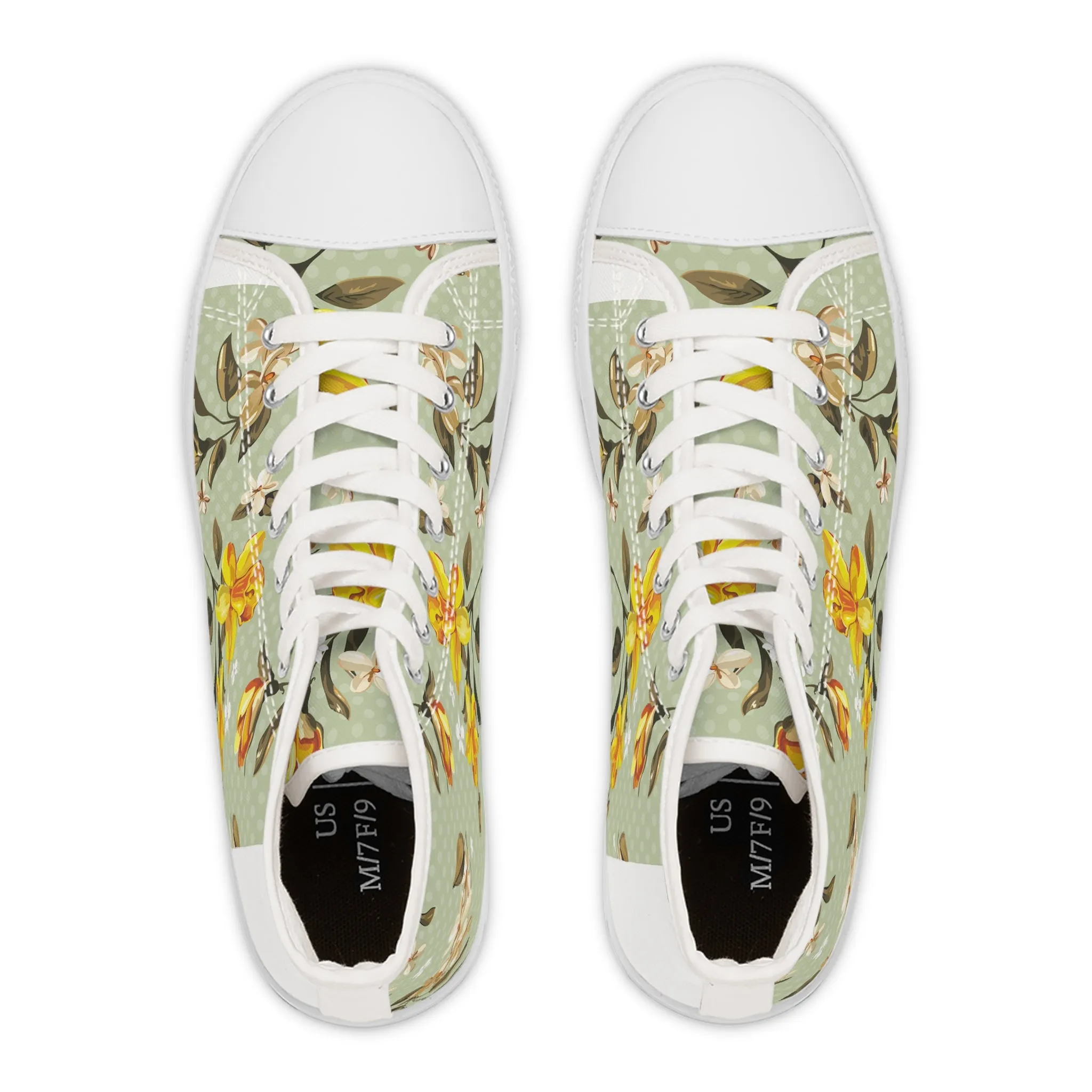 Daffodil Women's High Top Sneakers