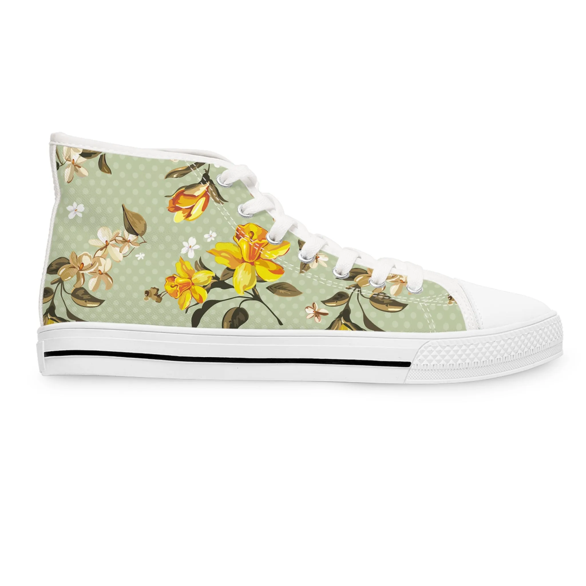 Daffodil Women's High Top Sneakers