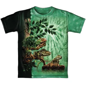 Dawhud Direct Iguana Tie-Dye T-Shirt (Adult Small