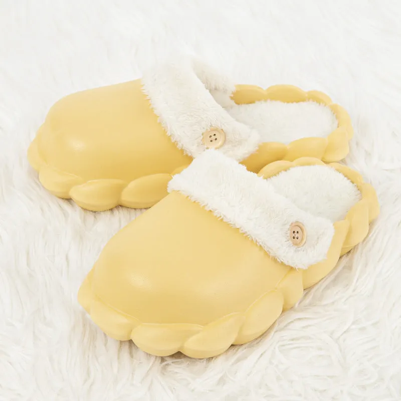 Detachable Shoes Winter Slippers For Women Waterproof Slippers