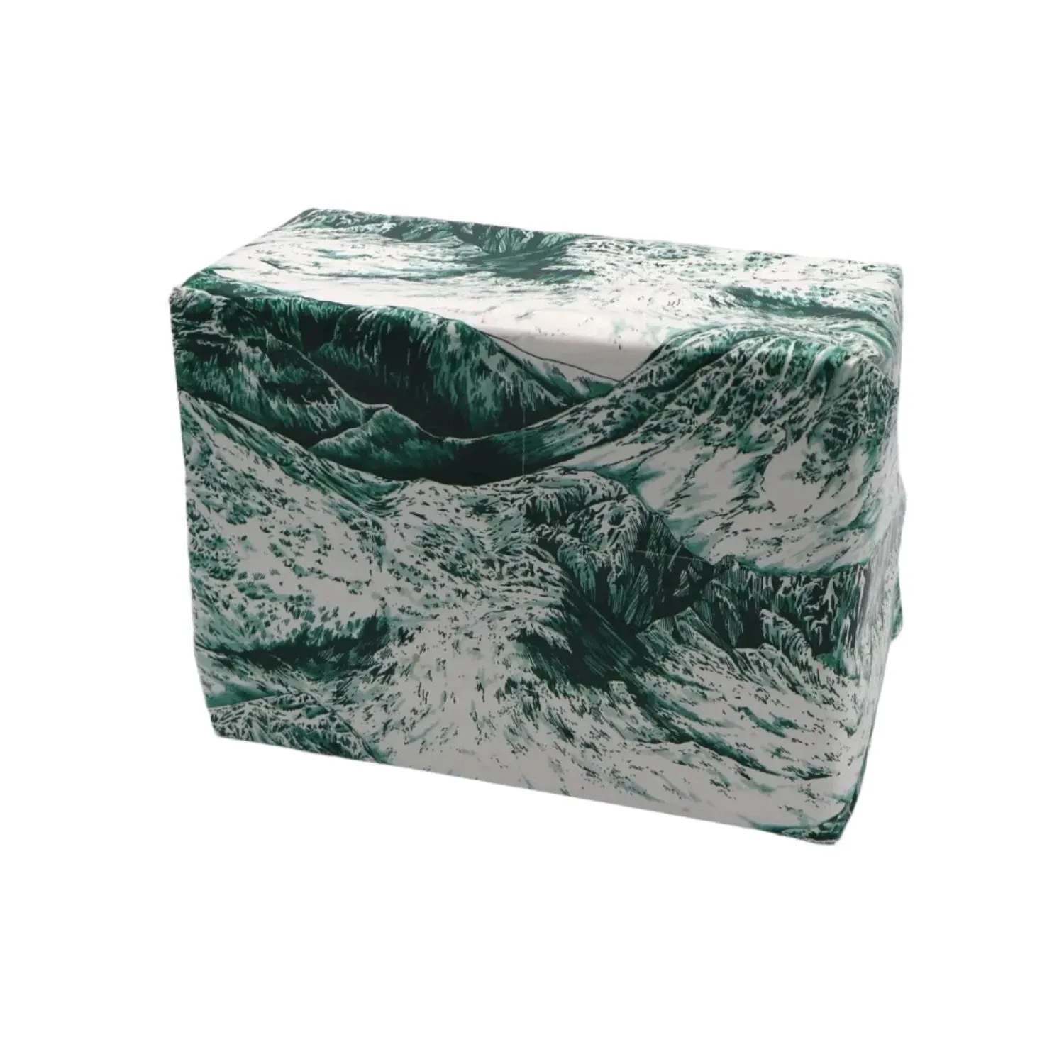 Discover & Draw Mountains Gift Paper - Green (Per Sheet)