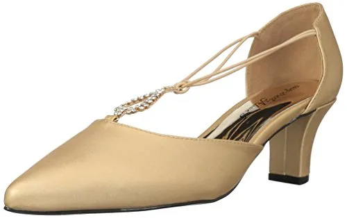 Easy Street Women Moonlight Dress Pump Gold 7.5 W US Pair of Shoes