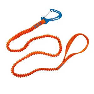 Elastic lanyard Simond for belaying an ice ax Single Leash, orange-blue