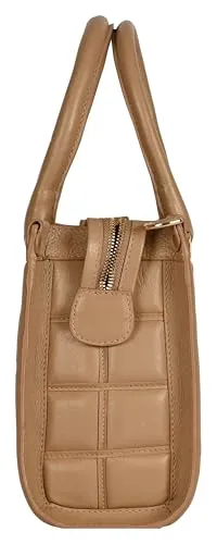 eske Viviana Genuine Leather Women's Handbag (Sand)