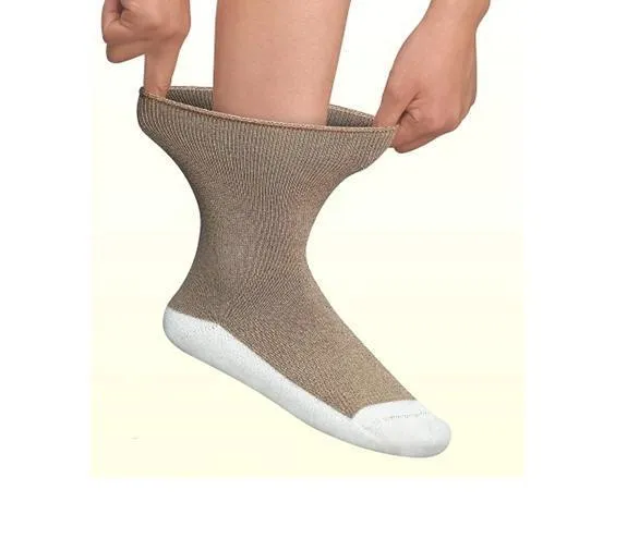 Extra Roomy Sock-Dark Brown (3 Pairs)