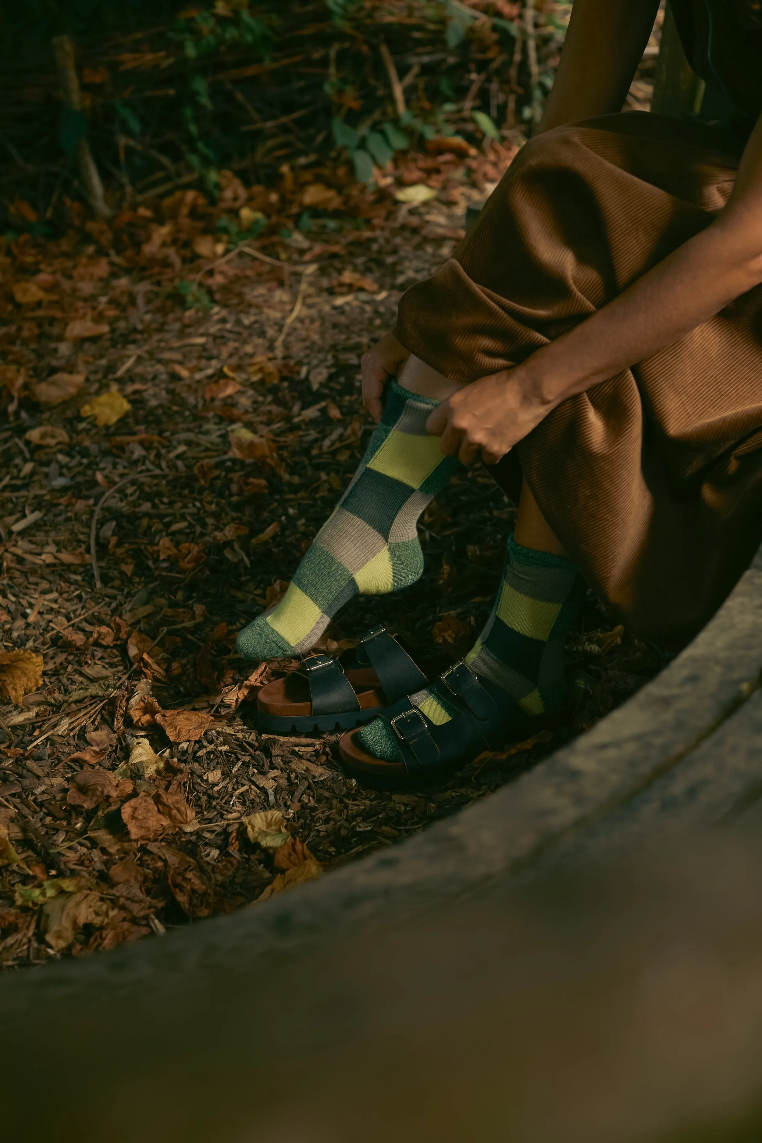 Fine Merino Wool Socks | Citrus Green