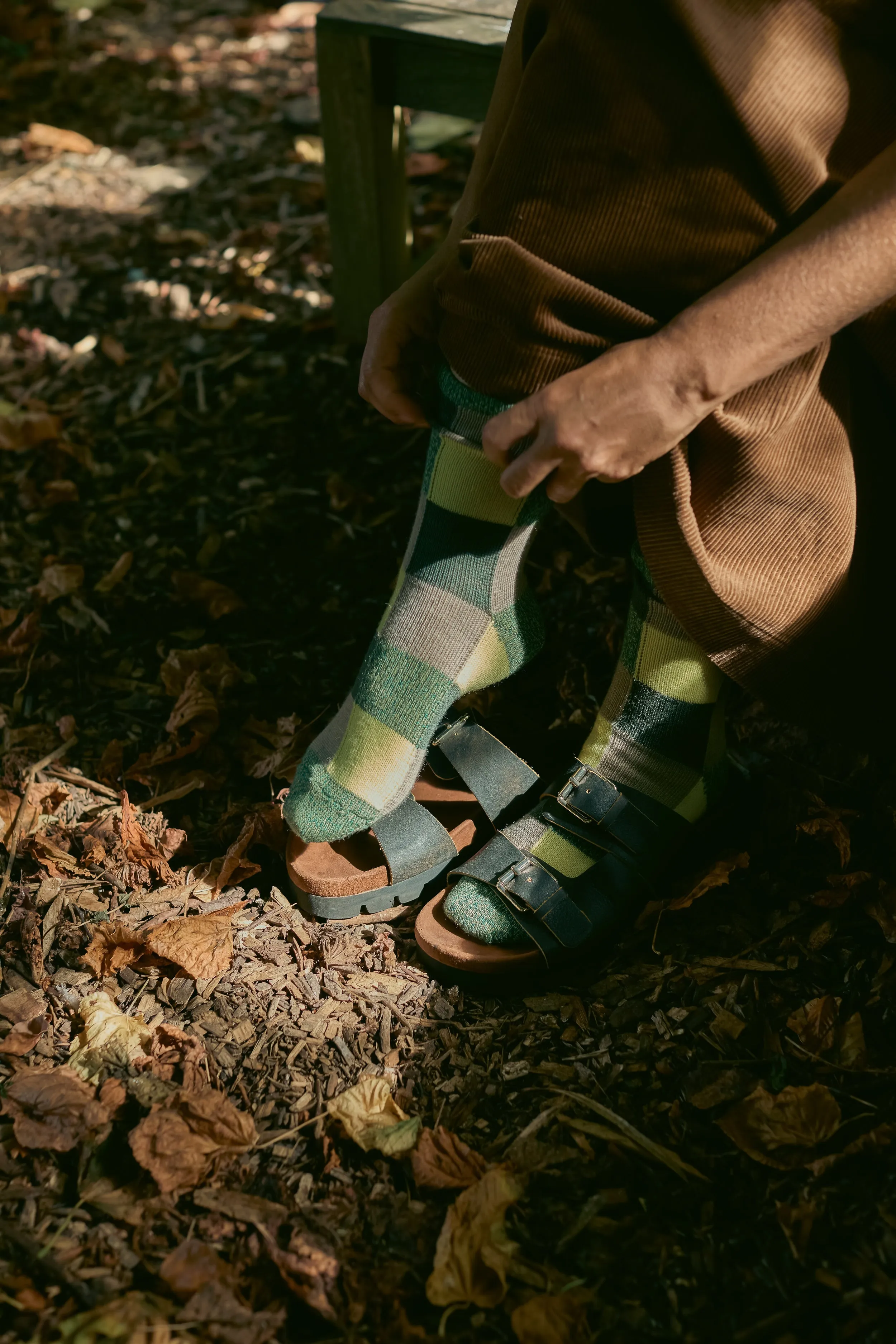 Fine Merino Wool Socks | Citrus Green